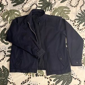 Lined Stand Collar Cotton Pilot-style Jacket